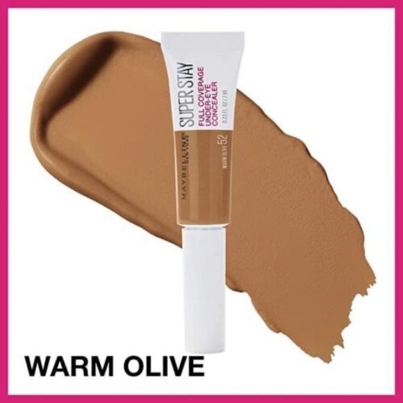 X3 Maybelline Super Stay Full Coverage Under Eye Concealer Warm Olive #52 - Picture 3 of 10